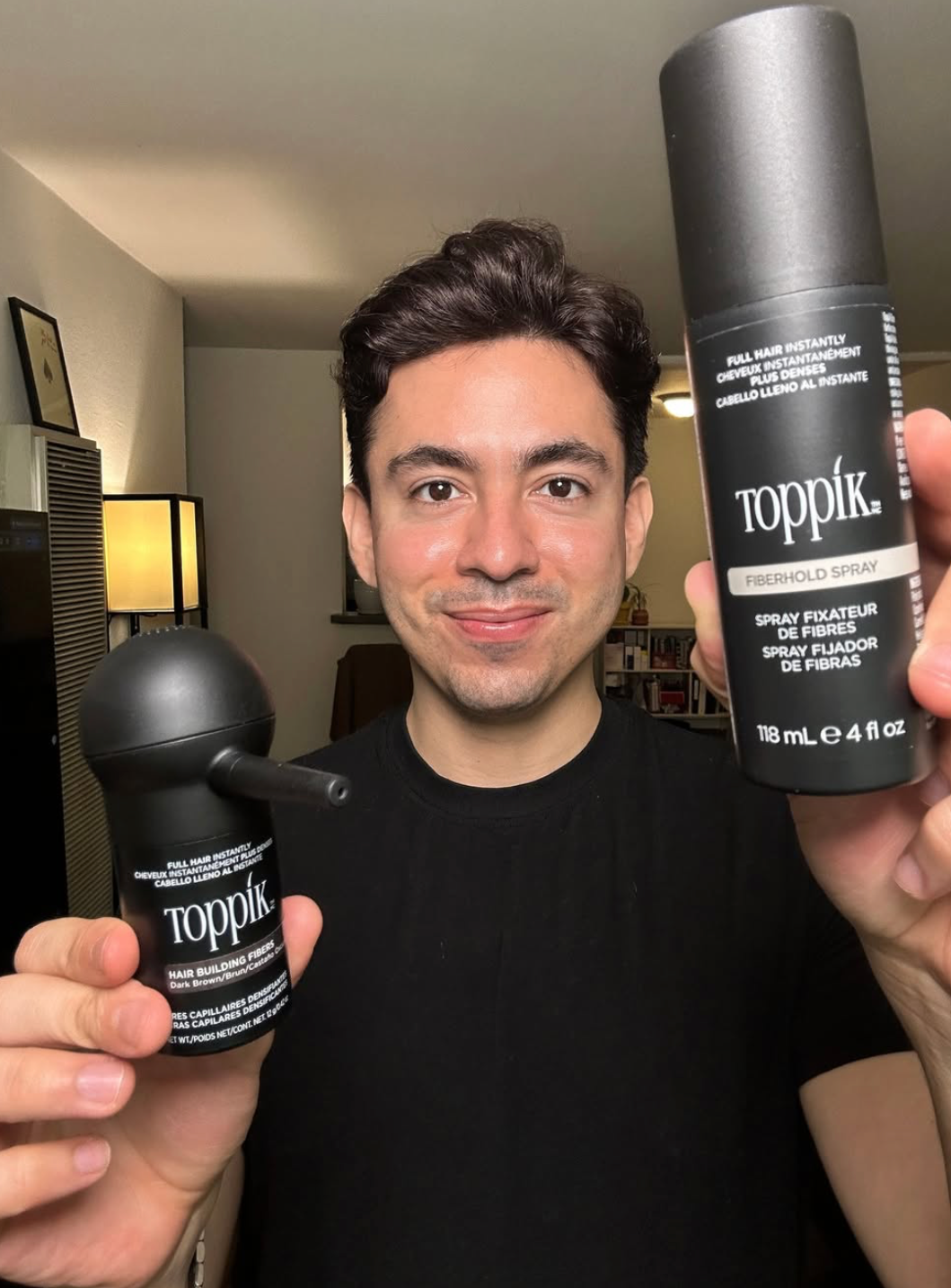 💇🏼‍♂️COMBO  -kit toppik 27.5gr+ Aplicador + OBSEQUIO Laca Fijadora de  toppik 🎁